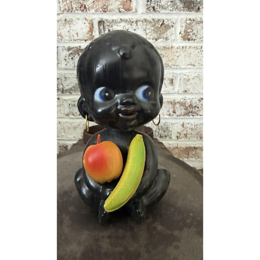 RARE Vintage 1960's Kenmar Baby Nodder Bobble Head Doll‎ 7in Bank - Picture 2 of 4